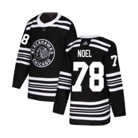 Youth Chicago Blackhawks #78 Nathan Noel Authentic Black Alternate Hockey Jersey - Ujersey