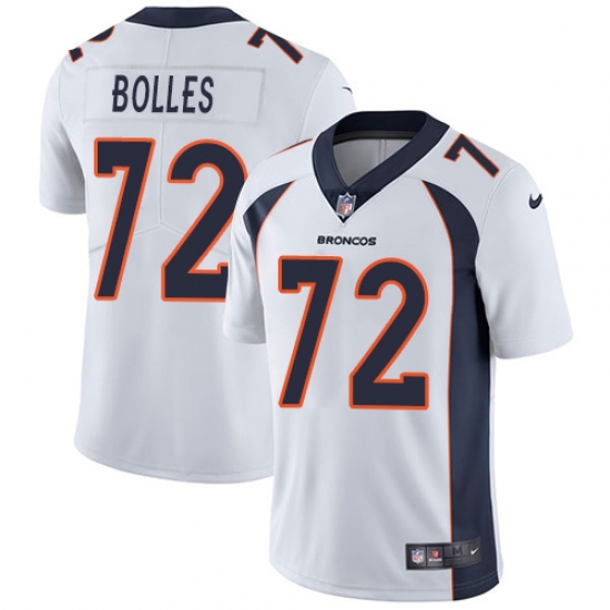 Youth Nike Denver Broncos #72 Garett Bolles Elite White NFL Jersey - Ujersey