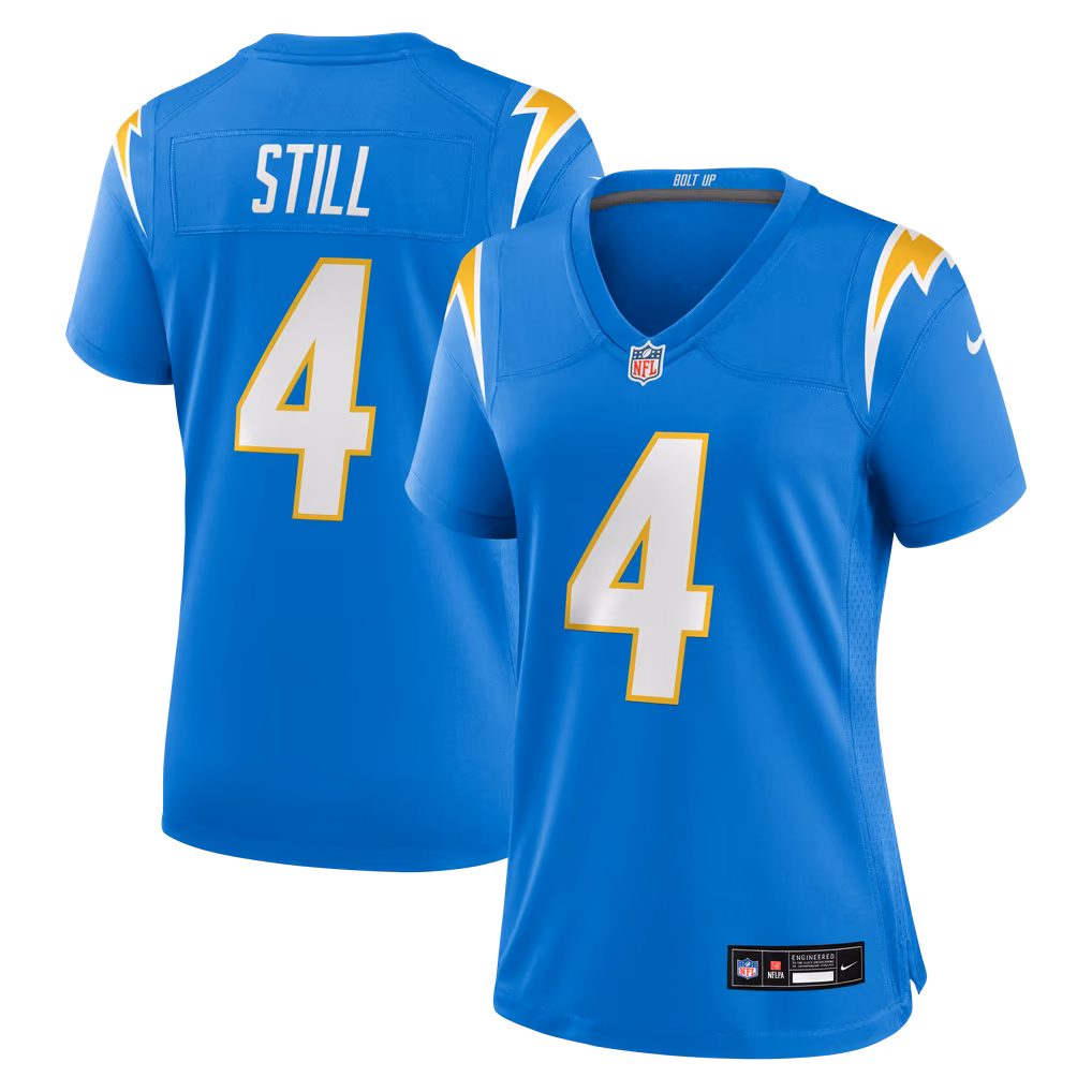 Women's Los Angeles Chargers Tarheeb Still Nike Powder Blue Team Game Jersey - Ujersey