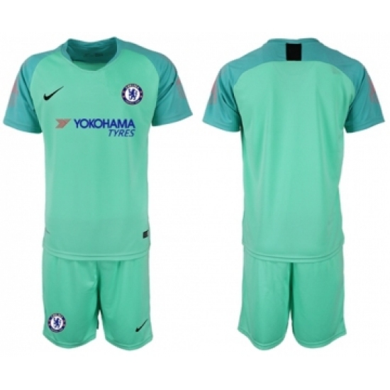 Chelsea Blank Green Goalkeeper Soccer Club Jersey