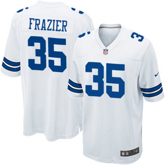 Men's Nike Dallas Cowboys #35 Kavon Frazier Game White NFL Jersey - Ujersey