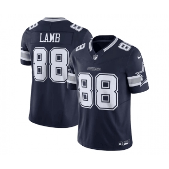 Men's Nike Dallas Cowboys #88 CeeDee Lamb Navy 2023 F.U.S.E. Limited Stitched Football Jersey - Ujersey