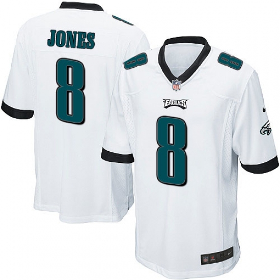 Men's Nike Philadelphia Eagles #8 Donnie Jones Game White NFL Jersey - Ujersey