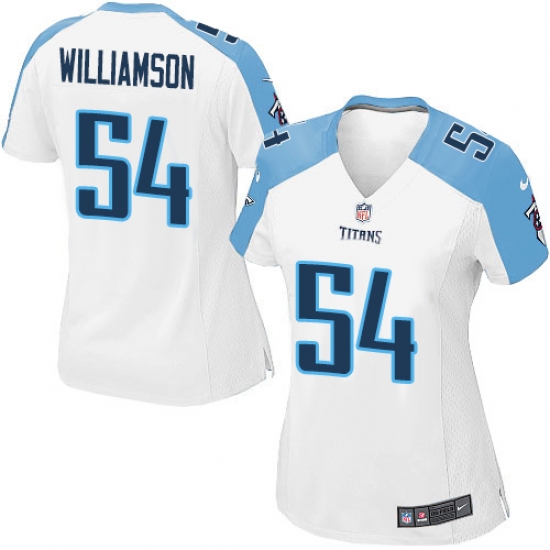 Women's Nike Tennessee Titans #54 Avery Williamson Game White NFL Jersey - Ujersey