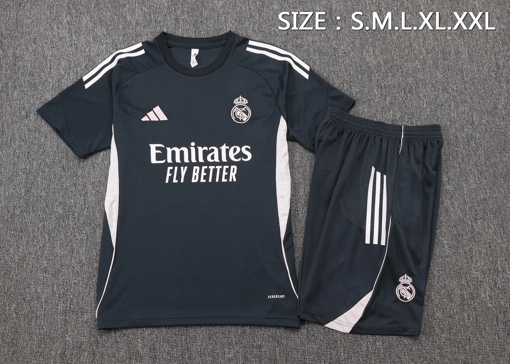 Real Madrid Training Jersey Kit Gray 2025/26 - U-jersey
