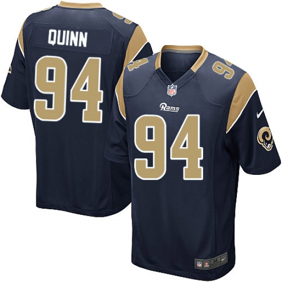 Men's Nike Los Angeles Rams #94 Robert Quinn Game Navy Blue Team Color NFL Jersey - Ujersey