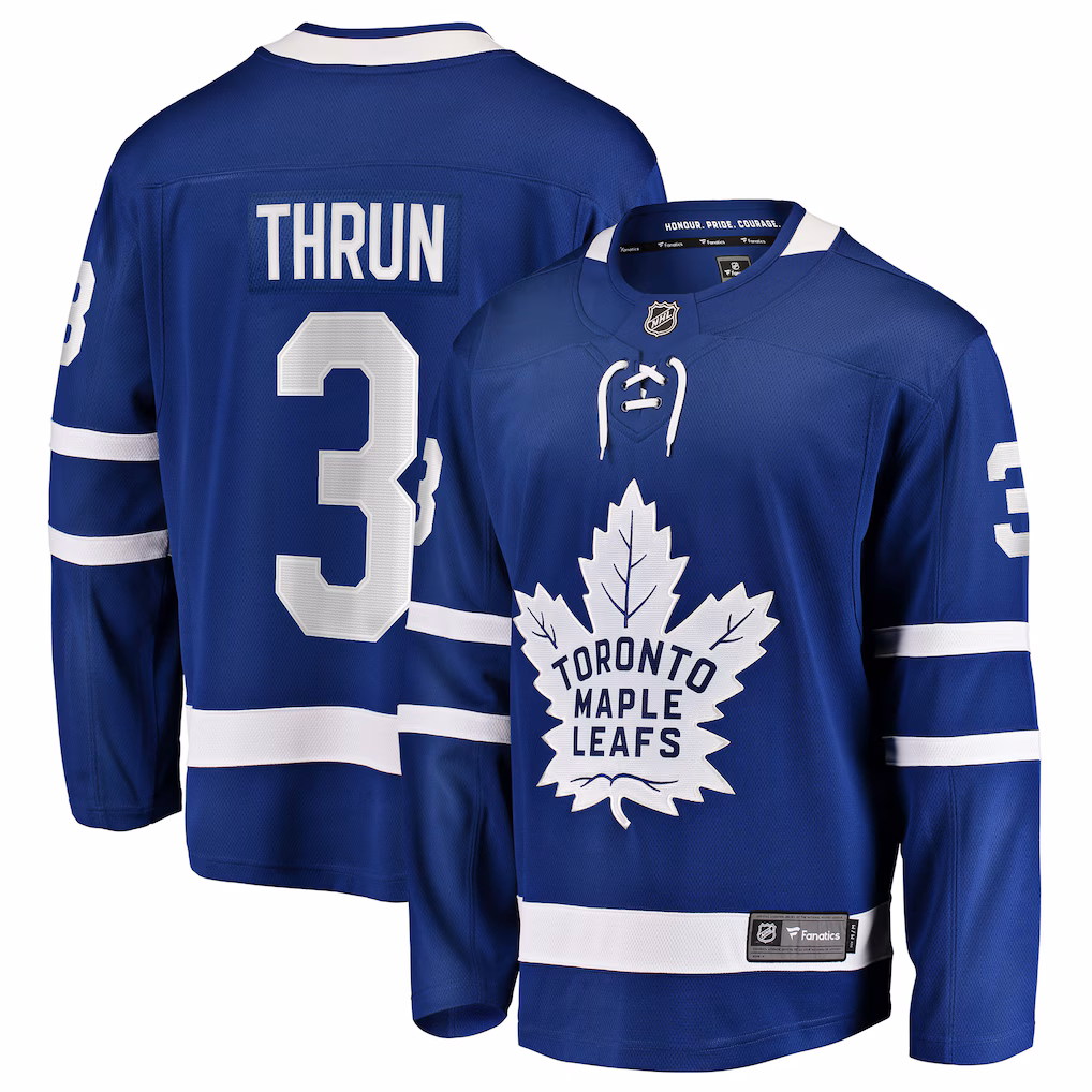 Men's Toronto Maple Leafs Henry Thrun Fanatics Blue Home Breakaway Jersey - ujerseystore