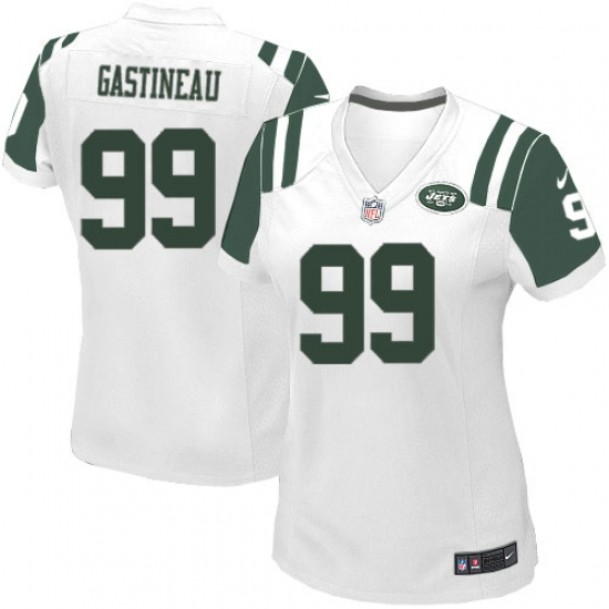 Women's Nike New York Jets #99 Mark Gastineau Game White NFL Jersey - Ujersey