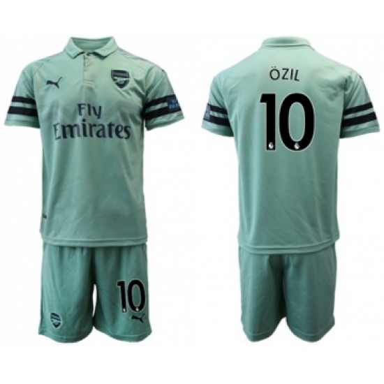 Arsenal #10 Ozil Away Soccer Club Jersey
