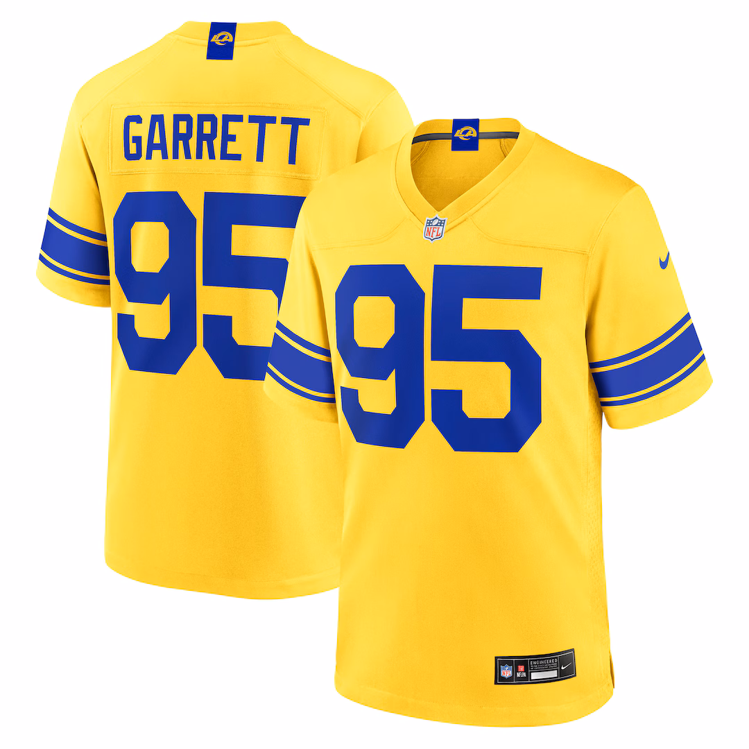 Men's Los Angeles Rams Myles Garrett Nike Classic Sol Game Jersey - U-jersey