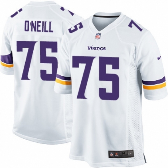 Men's Nike Minnesota Vikings #75 Brian O'Neill Game White NFL Jersey - Ujersey