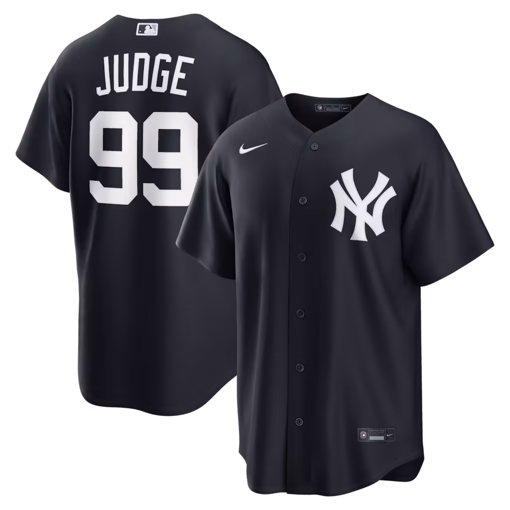 Men's New York Yankees Aaron Judge Nike Navy Alternate Replica Jersey - Vujersey Los Angeles Rams