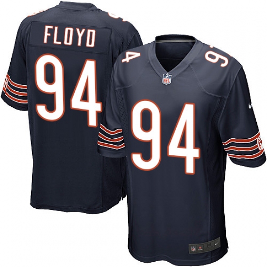 Men's Nike Chicago Bears #94 Leonard Floyd Game Navy Blue Team Color NFL Jersey