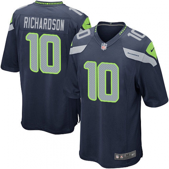 Men's Nike Seattle Seahawks #10 Paul Richardson Game Steel Blue Team Color NFL Jersey - Ujersey