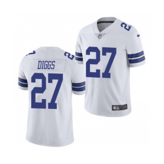 Men's Dallas Cowboys #27 Trevon Diggs White Vapor Limited Stitched Football Jersey - Ujersey