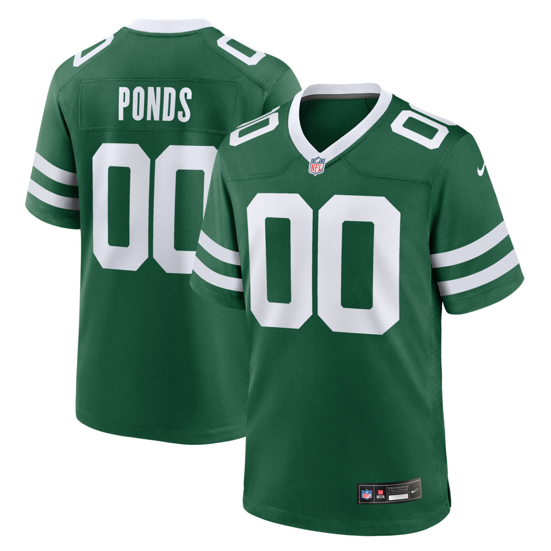 Men's New York Jets D'Angelo Ponds Nike Legacy Green Game Jersey