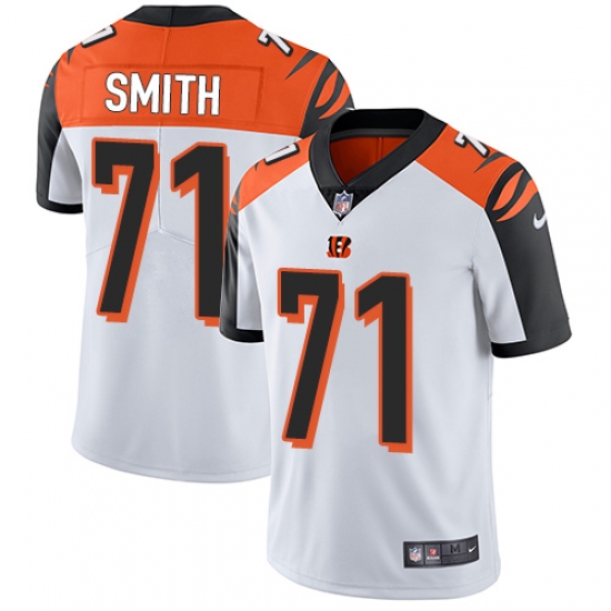 Men's Nike Cincinnati Bengals #71 Andre Smith Vapor Untouchable Limited White NFL Jersey - Ujersey