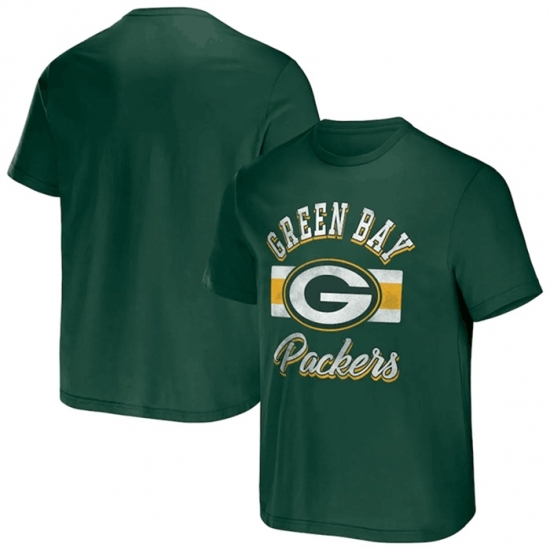 Men's Green Bay Packers Green X Darius Rucker Collection Stripe T Shirt - Ujersey