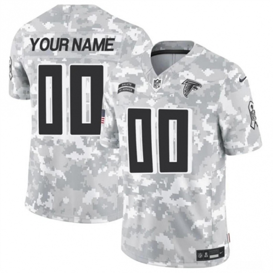 Men's Atlanta Falcons Active Player Custom 2024 F.U.S.E Arctic Camo Salute to Service Limited Football Stitched Jersey - Ujersey