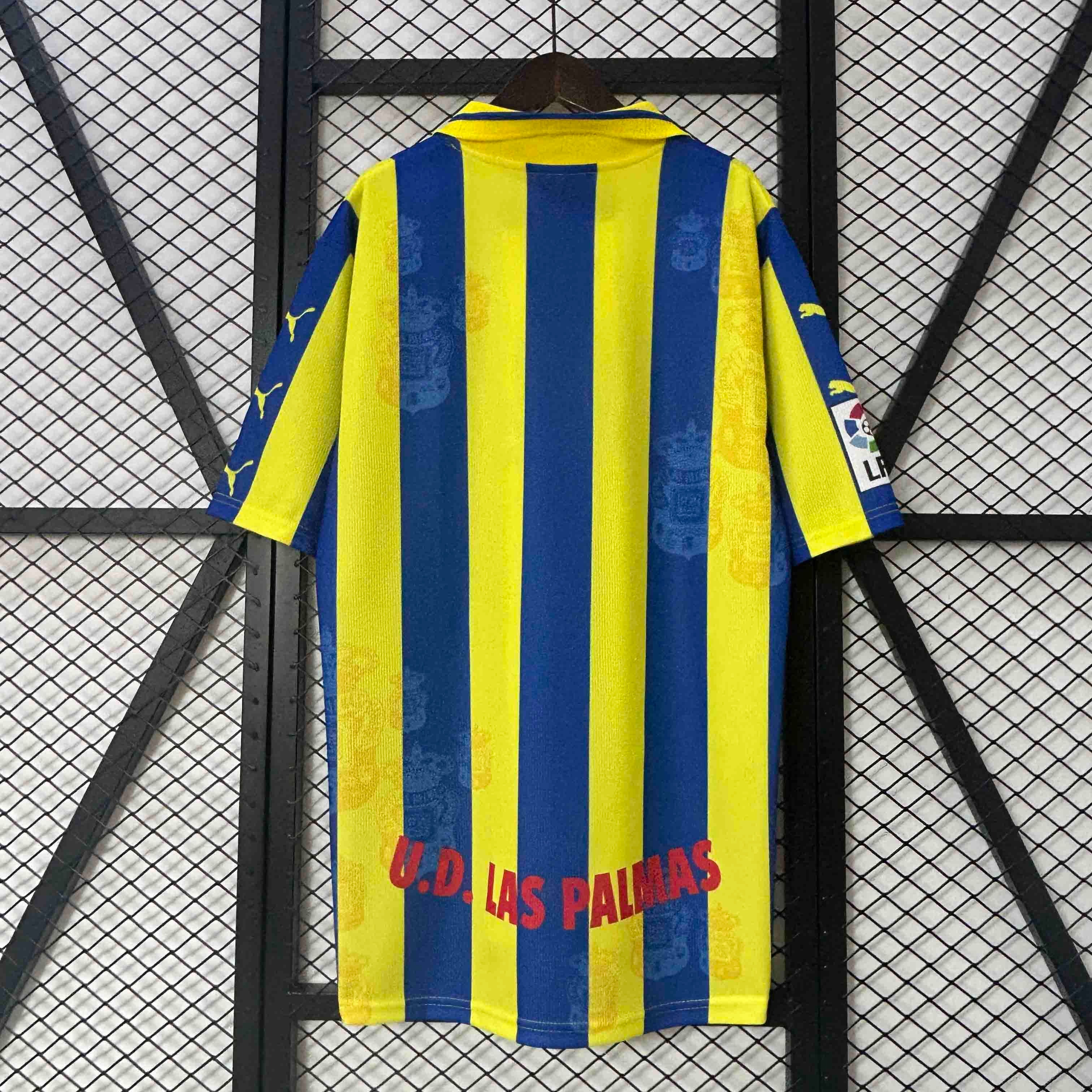 UD Las Palmas Retro Soccer Jersey Away Custom Shirt 1997/98 - Ujersey Shop