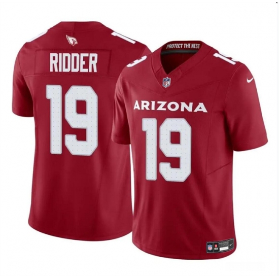 Men's Arizona Cardinals #19 Desmond Ridder Red 2024 F.U.S.E. Vapor Untouchable Limited Football Stitched Jersey - Ujersey