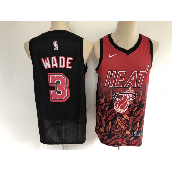 Men's Miami Heat #3 Dwyane Wade Salute To Service Basketbal Jersey - Ujersey