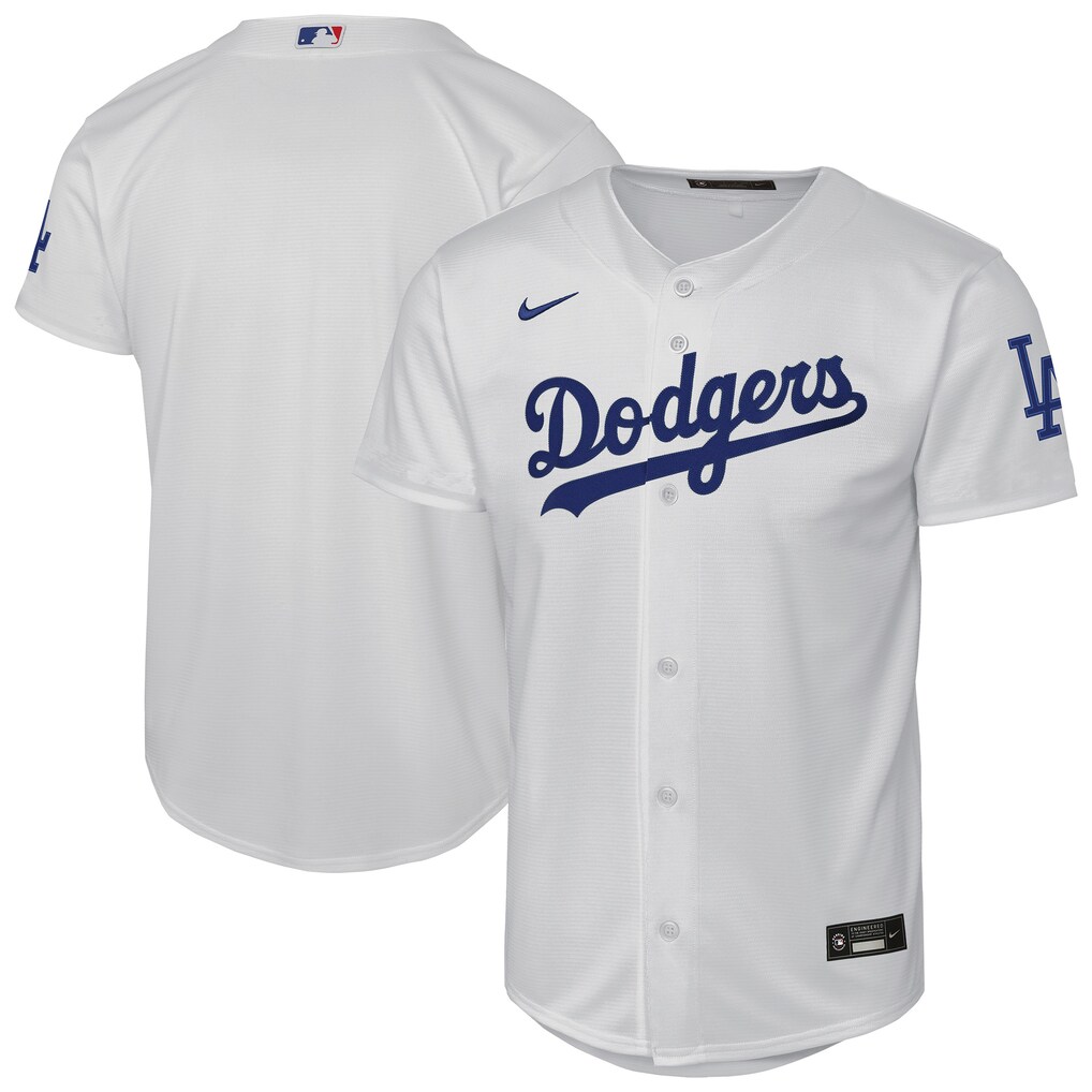 Youth Los Angeles Dodgers Nike White Home Stadium Jersey