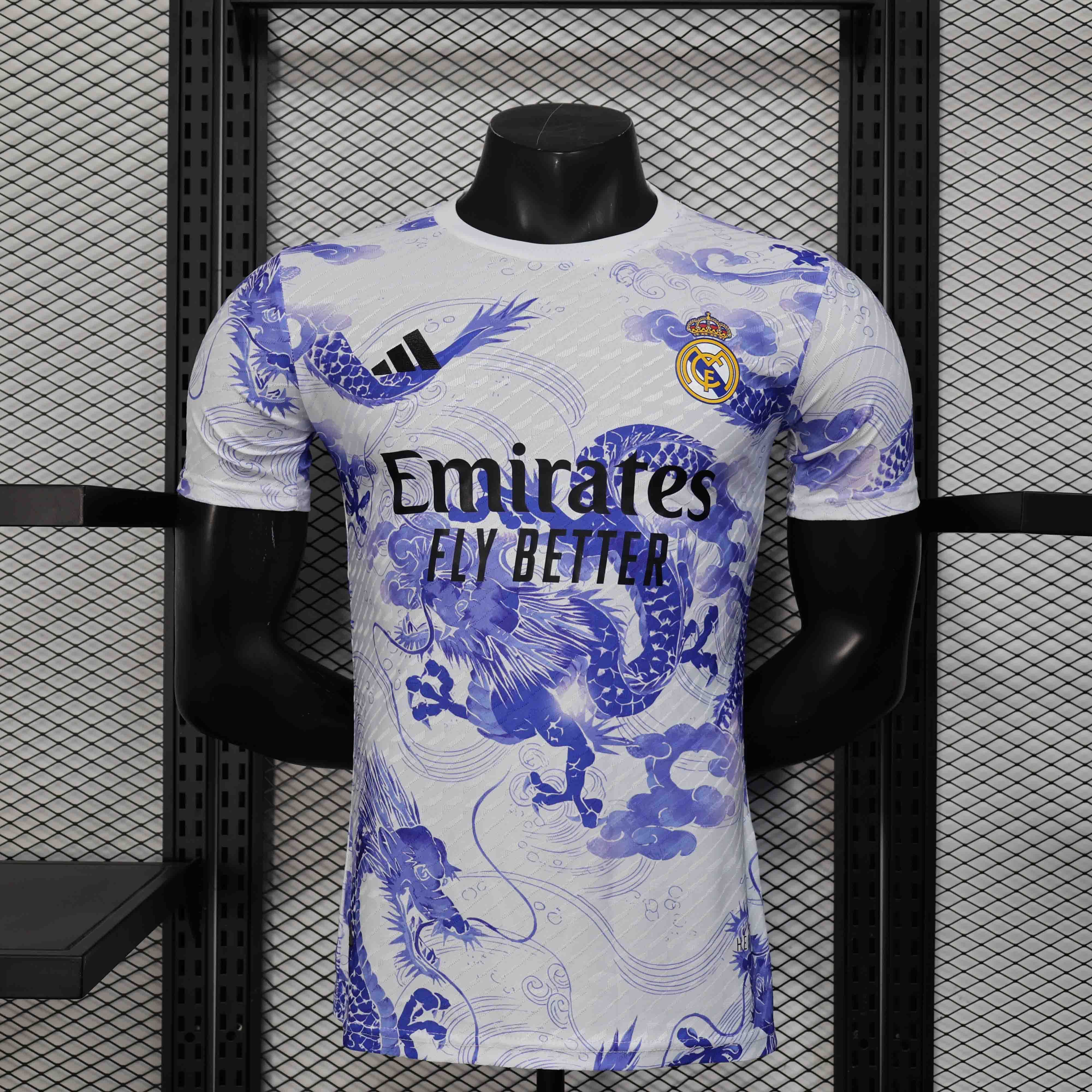 Real Madrid Soccer Jersey Dragon Special Edition Shirt 2025/26 - Ujersey NHL