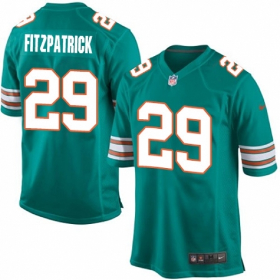Men's Nike Miami Dolphins #29 Minkah Fitzpatrick Game Aqua Green Alternate NFL Jersey - Ujersey