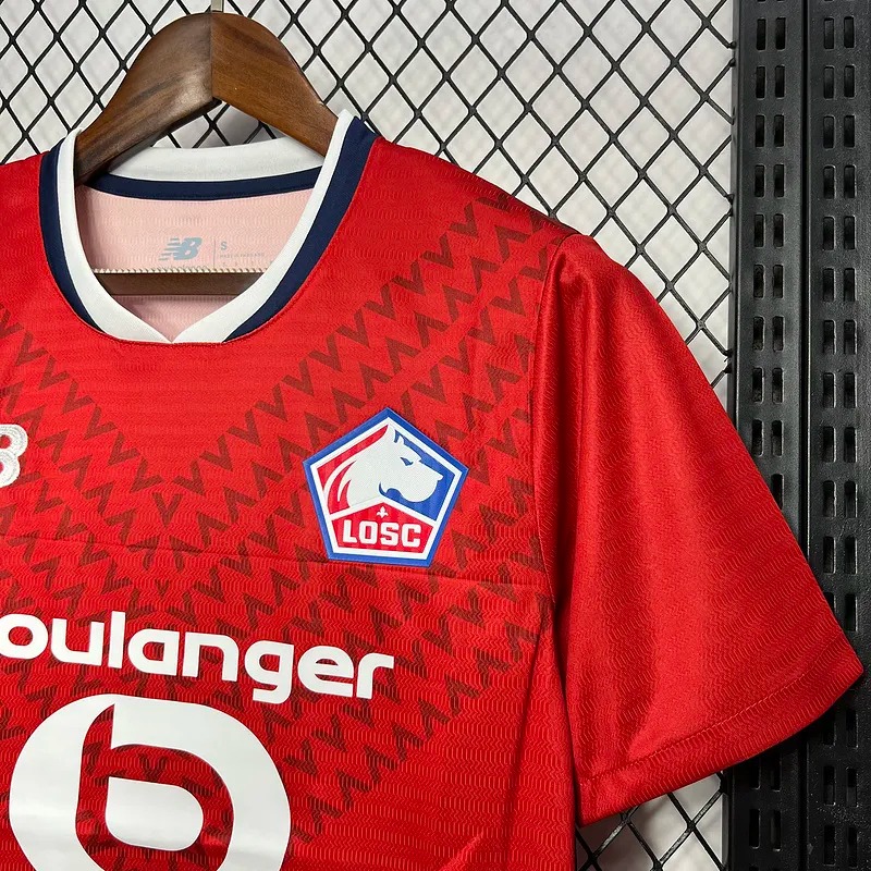 Lille OSC Soccer Jersey Home Custom Shirt 2024/25 - ujerseystore
