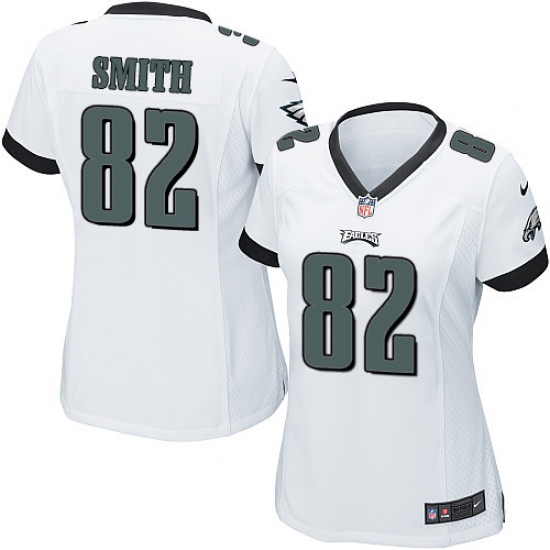 Women's Nike Philadelphia Eagles #82 Torrey Smith Game White NFL Jersey - Ujersey