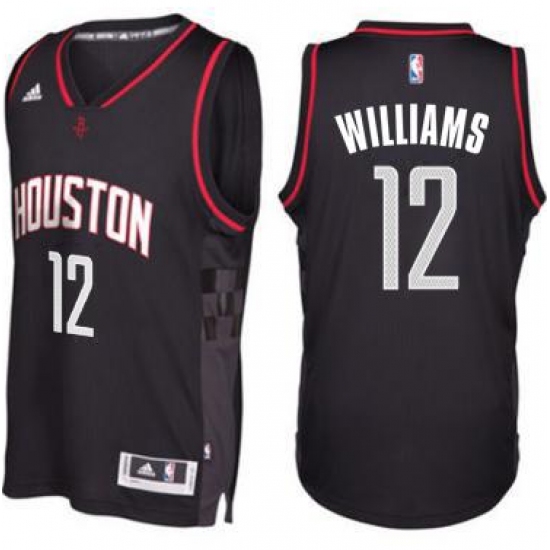Men's Houston Rockets #12 Lou Williams adidas Black Swingman Space City Jersey - Ujersey