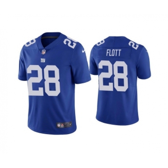 Men's New York Giants #28 Cordale Flott Blue Vapor Untouchable Limited Stitched NFL Jersey - Ujersey