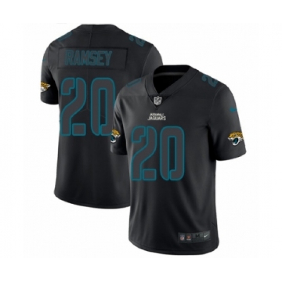 Men's Nike Jacksonville Jaguars #20 Jalen Ramsey Limited Black Rush Impact NFL Jersey - Ujersey