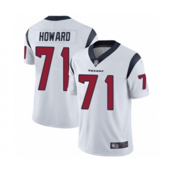Men's Houston Texans #71 Tytus Howard White Vapor Untouchable Limited Player Football Jersey - Ujersey