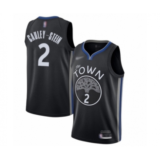 Men's Golden State Warriors #2 Willie Cauley-Stein Swingman Black Basketball Jersey - 2019 20 City Edition