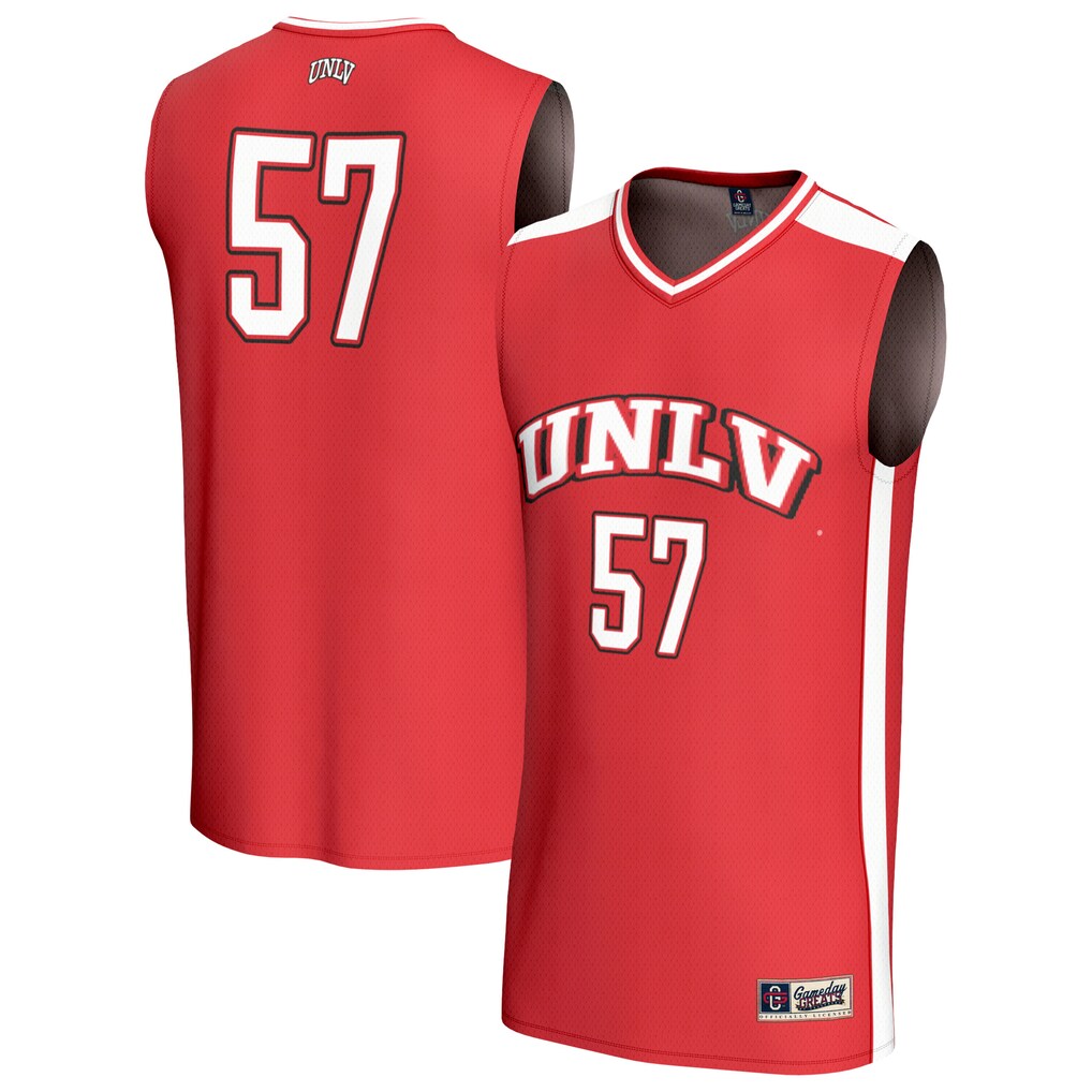 Unisex GameDay Greats #57 Cardinal UNLV Rebels Lightweight Collegiate Basketball Fashion Jersey - ujerseystore