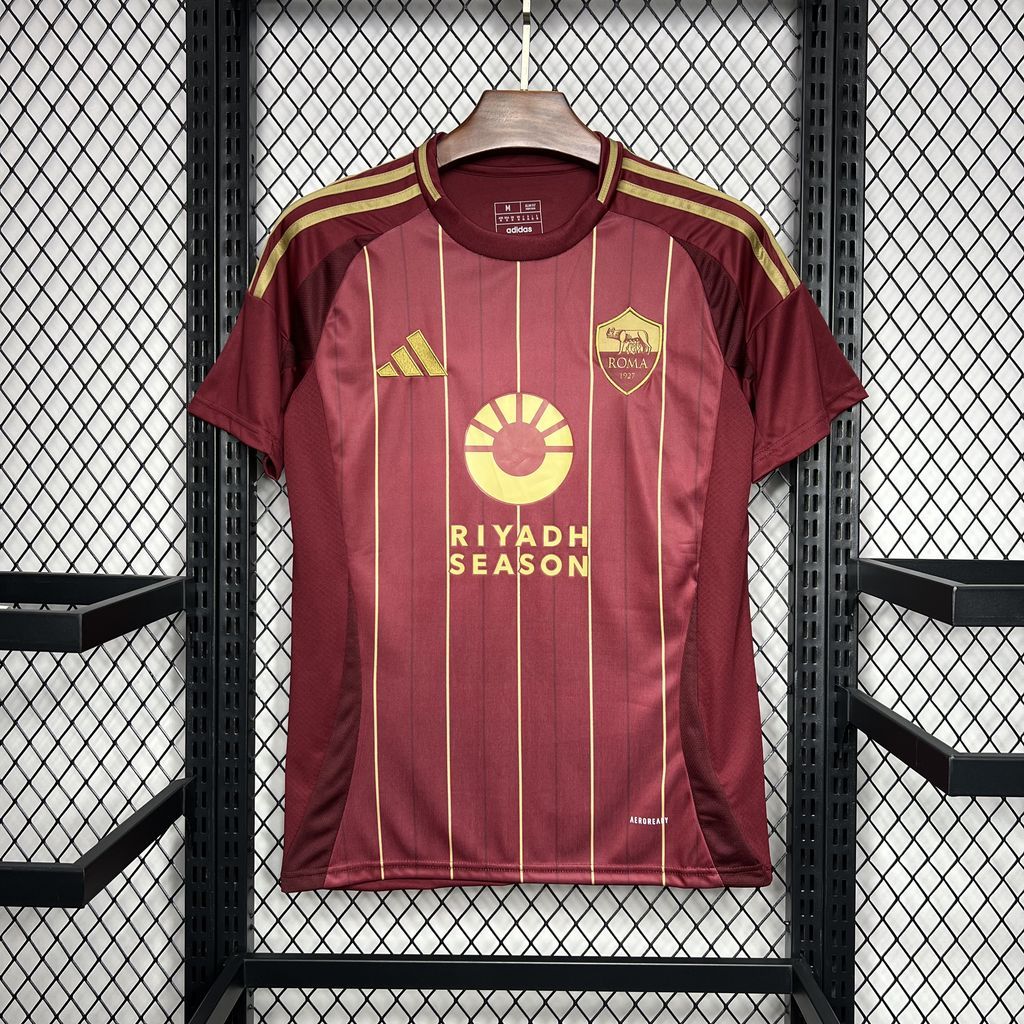 Roma Soccer Jersey Home Custom Shirt 2024/25 - ujerseystore