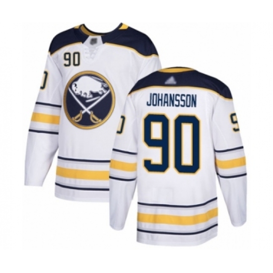 Youth Buffalo Sabres #90 Marcus Johansson Authentic White Away Hockey Jersey - Ujersey