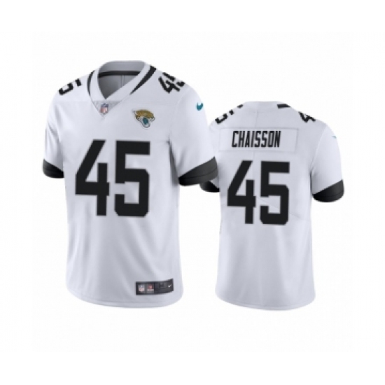 Jacksonville Jaguars #45 K'Lavon Chaisson White 2020 NFL Draft Vapor Limited Jersey - Ujersey