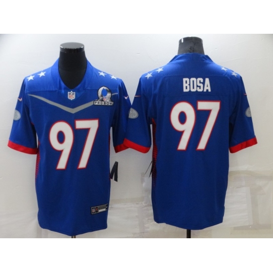 Men's San Francisco 49ers #97 Nick Bosa Nike Royal 2022 NFC Pro Bowl Limited Player Jersey - Ujersey