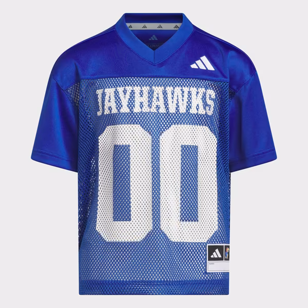 Youth adidas Blue Kansas Jayhawks Tailgate Jersey