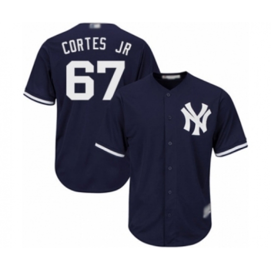 Youth New York Yankees #67 Nestor Cortes Jr. Authentic Navy Blue Alternate Baseball Player Jersey - Ujersey