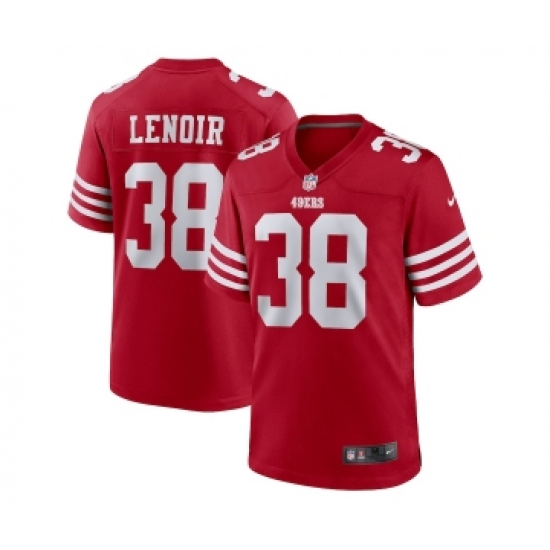 Men's San Francisco 49ers #38 Deommodore Lenoir 2022 Red Vapor Untouchable Stitched Football Jersey - Ujersey