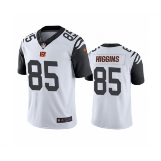 Cincinnati Bengals #85 Tee Higgins White Color Rush Limited Jersey - Ujersey