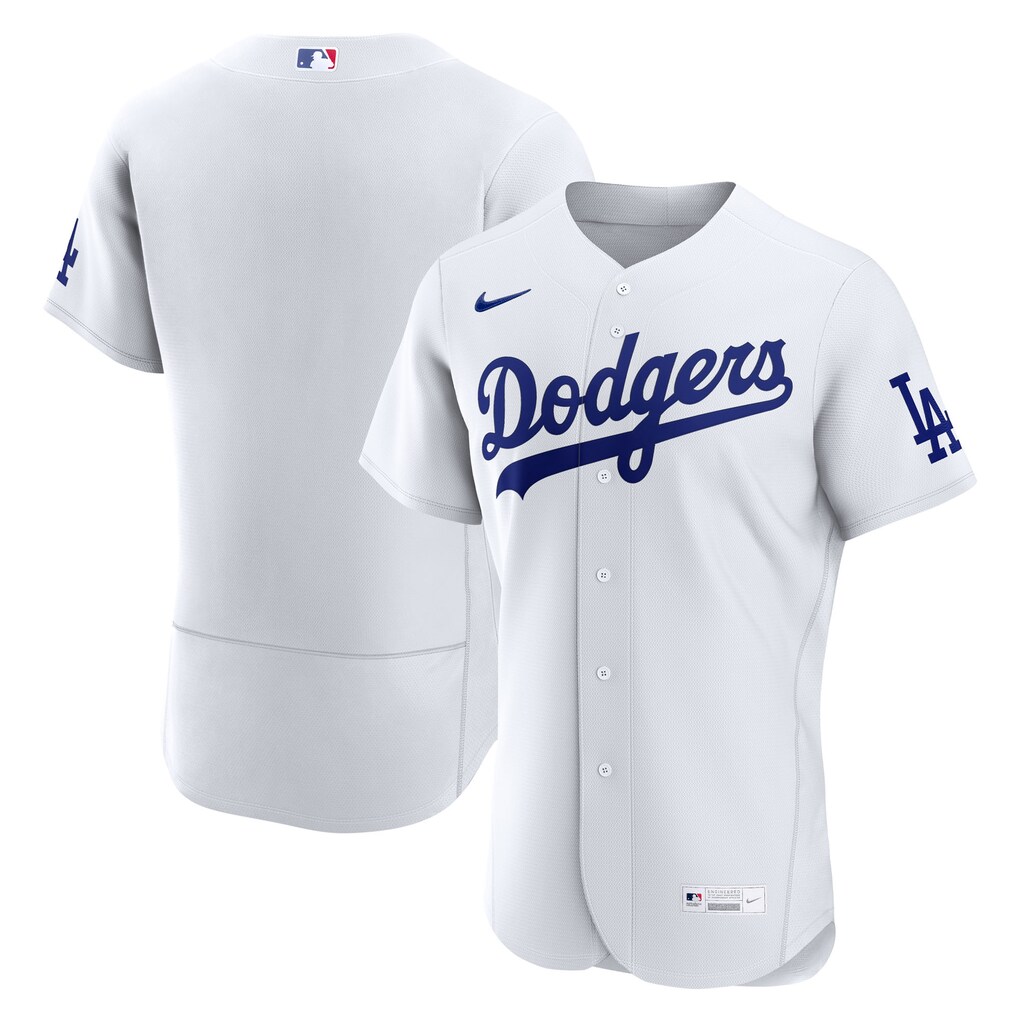 Men's Los Angeles Dodgers  Nike White Home Authentic Jersey - U-jersey