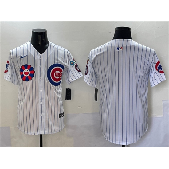 Men's Chicago Cubs Blank White 2025 Tokyo Series Limited Stitched Baseball Jersey - Ujersey