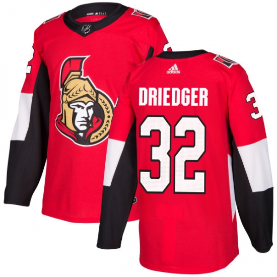 Men's Adidas Ottawa Senators #32 Chris Driedger Premier Red Home NHL Jersey - Ujersey