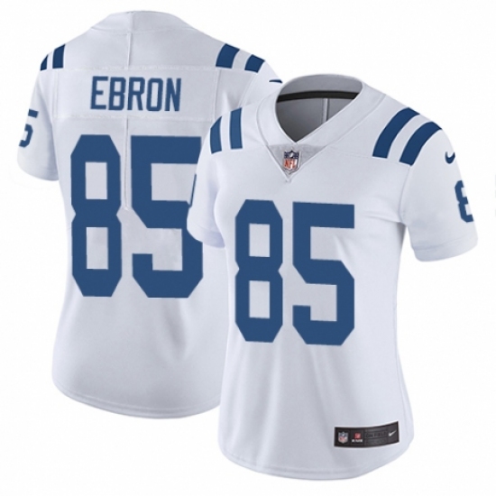 Women's Nike Indianapolis Colts #85 Eric Ebron White Vapor Untouchable Elite Player NFL Jersey - Ujersey