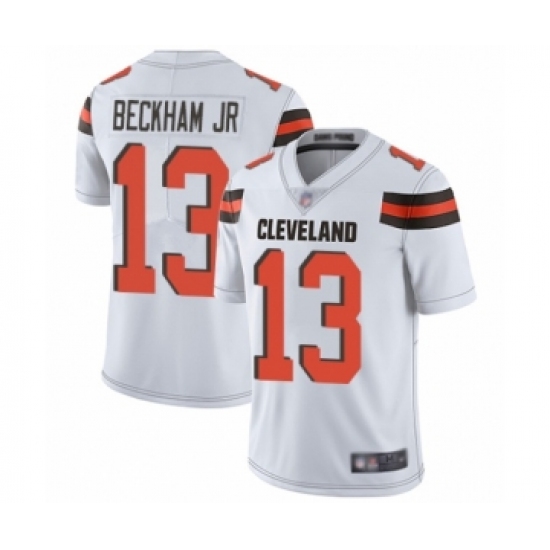 Men's Odell Beckham Jr. Limited White Nike Jersey NFL Cleveland Browns #13 Road Vapor Untouchable - Ujersey